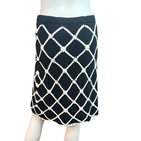 Etcetera Knit navy skirt - size M - Picture 3 of 4